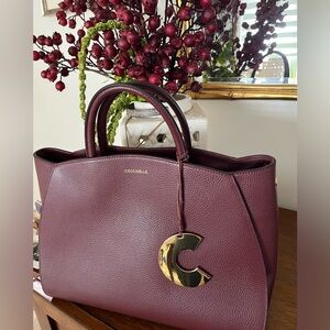 Cocinelle leather plum Tote